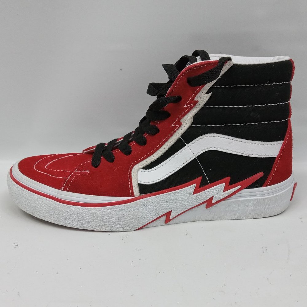 VANS Sk8-Hi Bolt Skate Lightning Bolt 721454 Canvas High Top Size 5.5 - Picture 11 of 13